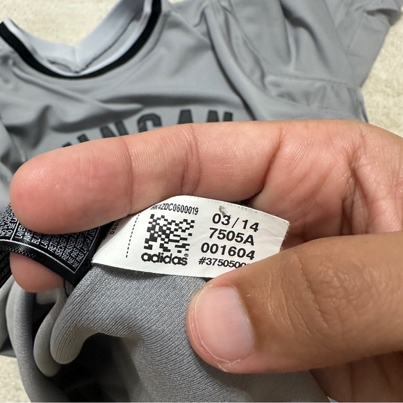 Adidas San Antonio Spurs Tim Duncan 2013 Christmas Day Jersey NBA Size Large - Picture 9 of 11